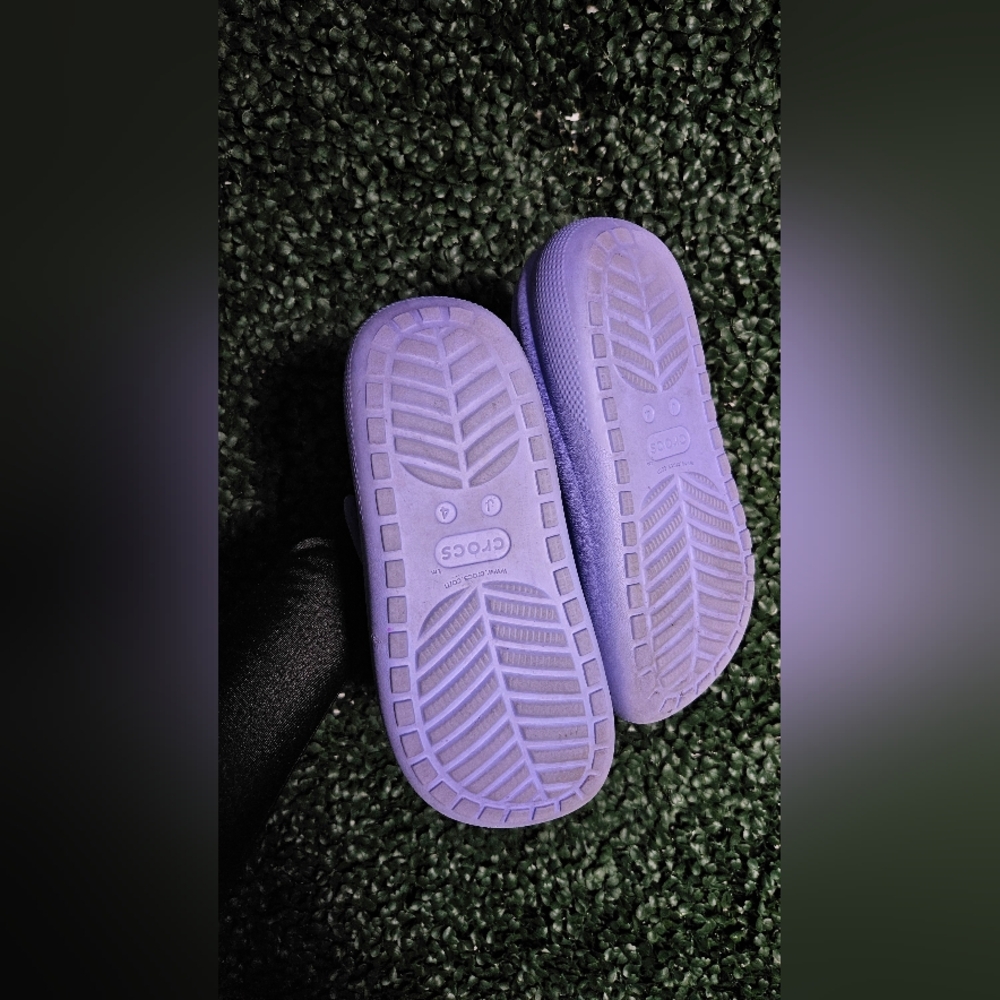 Kids Purple Clogs - Picture 4 of 5